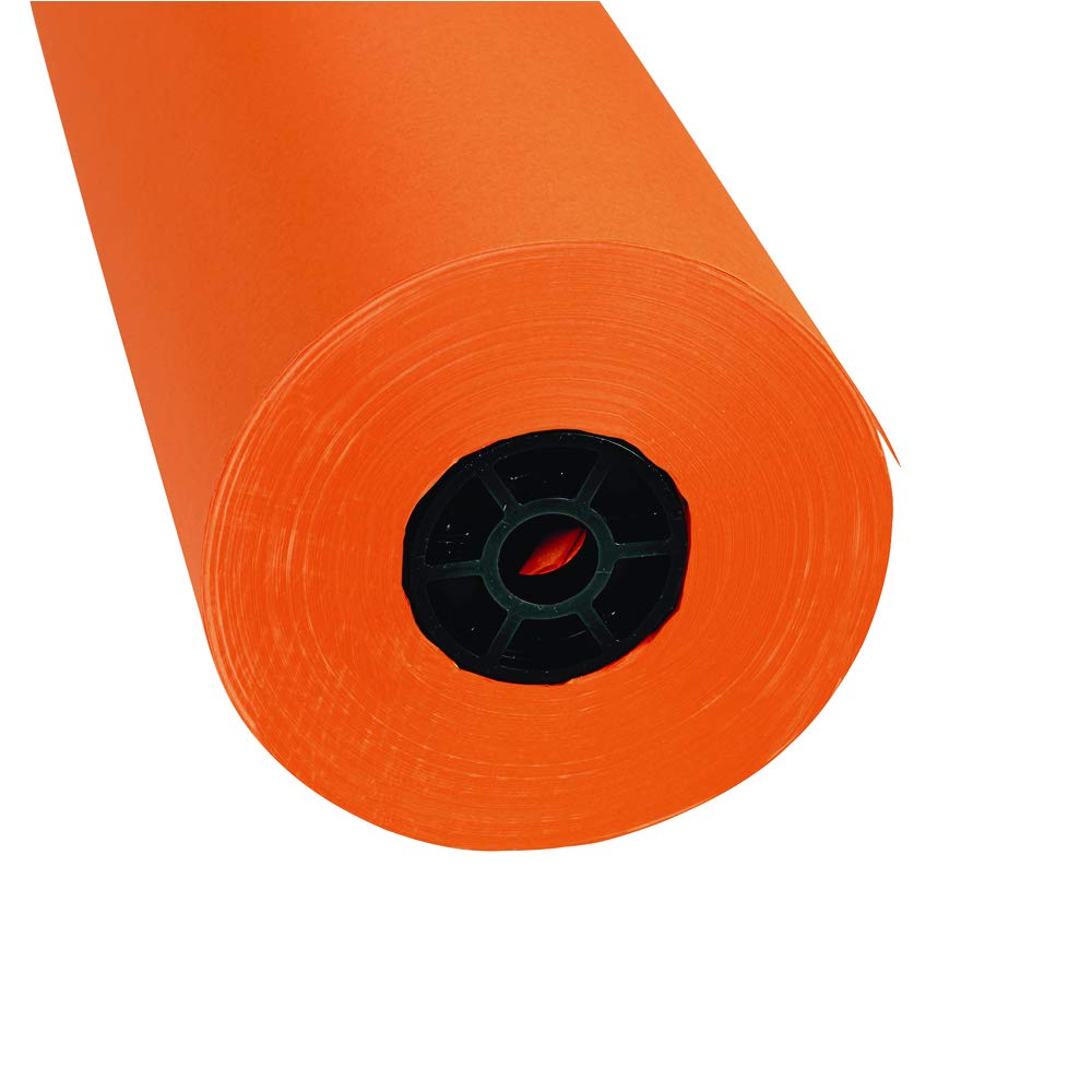 Colorations Dual Surface Paper Roll Classroom Supplies for Arts and Crafts White (36" x 1000') (Item # DSWH)