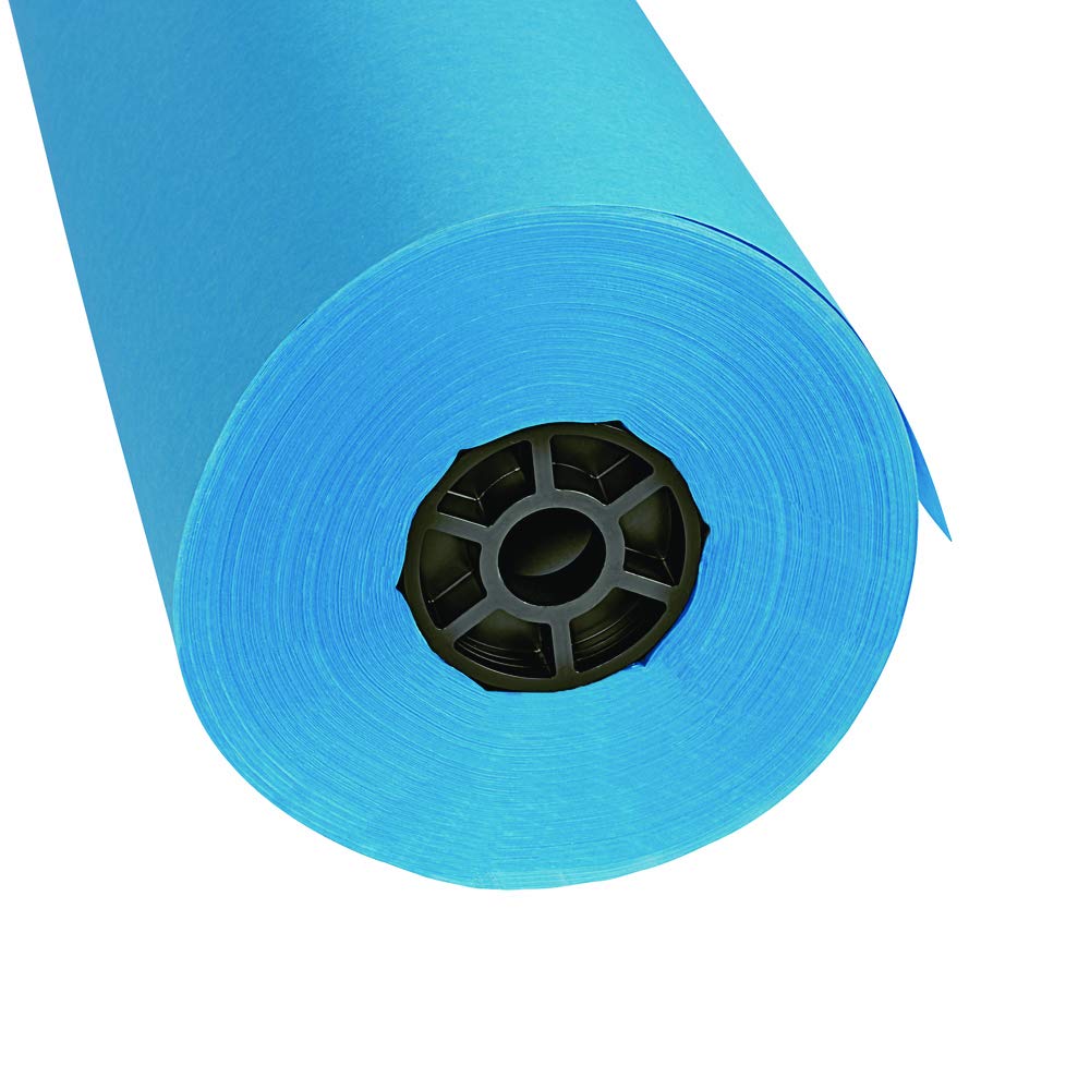 Colorations Dual Surface Paper Roll Classroom Supplies for Arts and Crafts White (36" x 1000') (Item # DSWH)