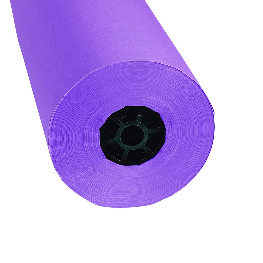 Colorations Dual Surface Paper Roll Classroom Supplies for Arts and Crafts White (36" x 1000') (Item # DSWH)