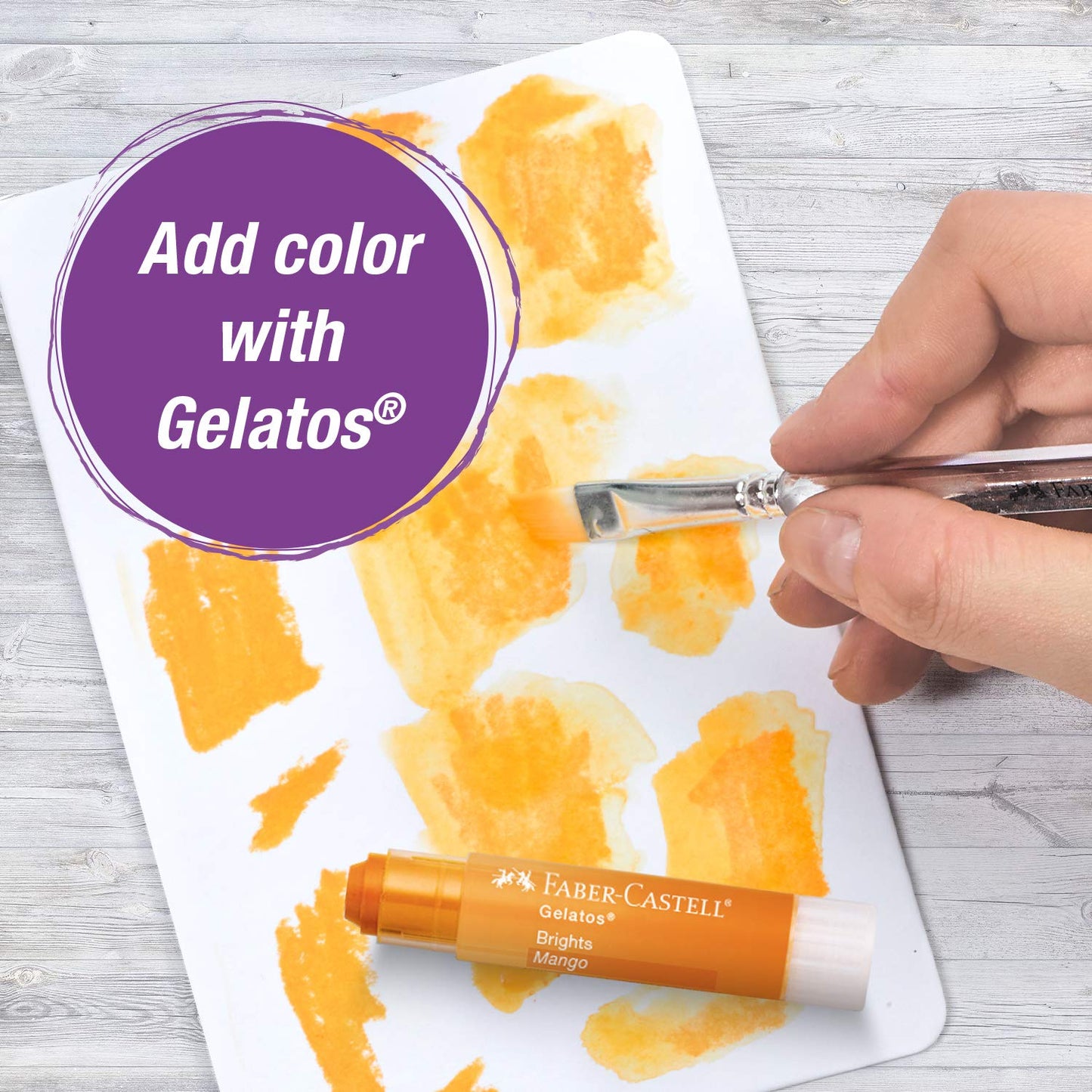 Faber-Castell 20 Minute Studio Abstract Art for Beginners - Mixed Media Adult Arts and Crafts with Gelatos