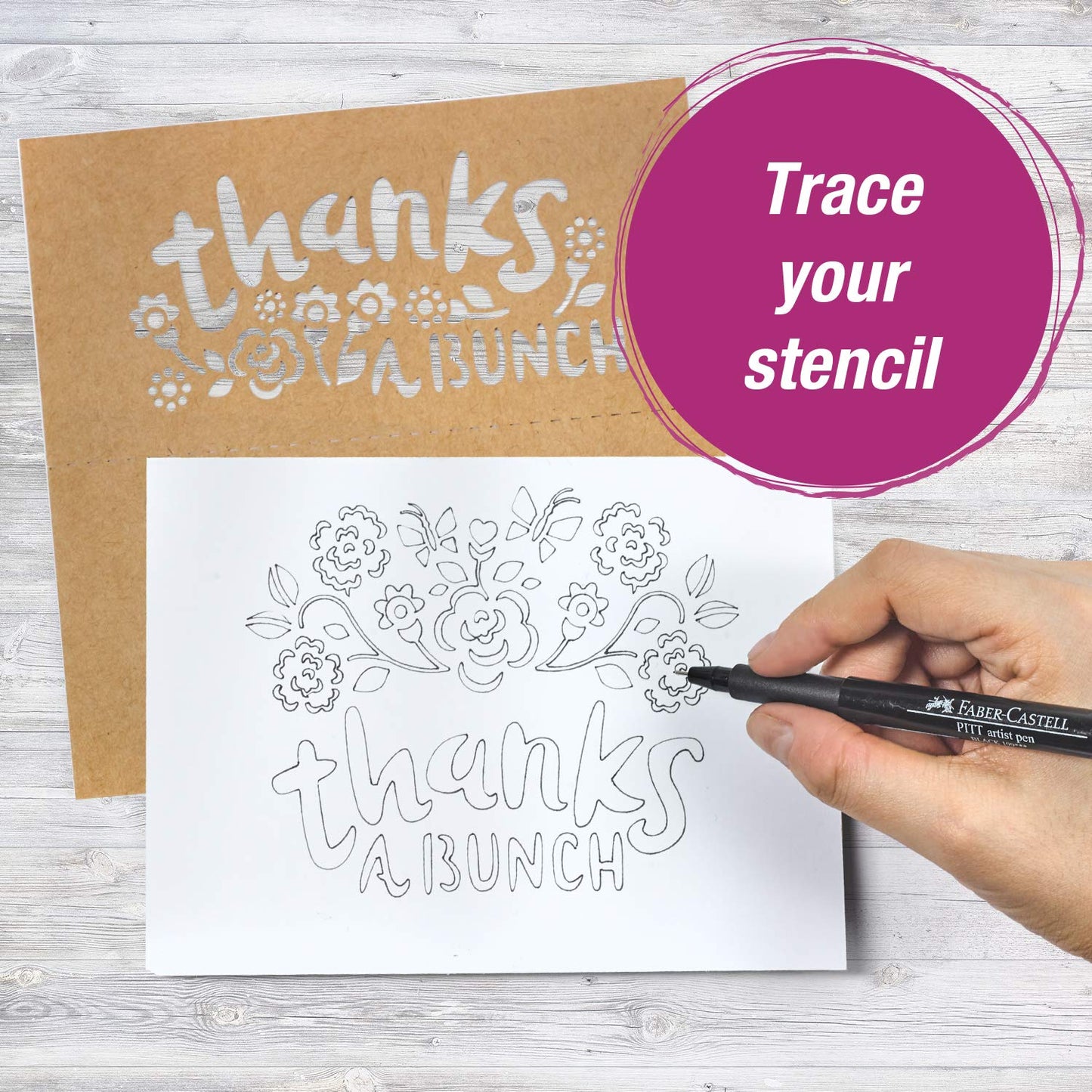 Faber-Castell 20 Minute Studio Abstract Art for Beginners - Mixed Media Adult Arts and Crafts with Gelatos